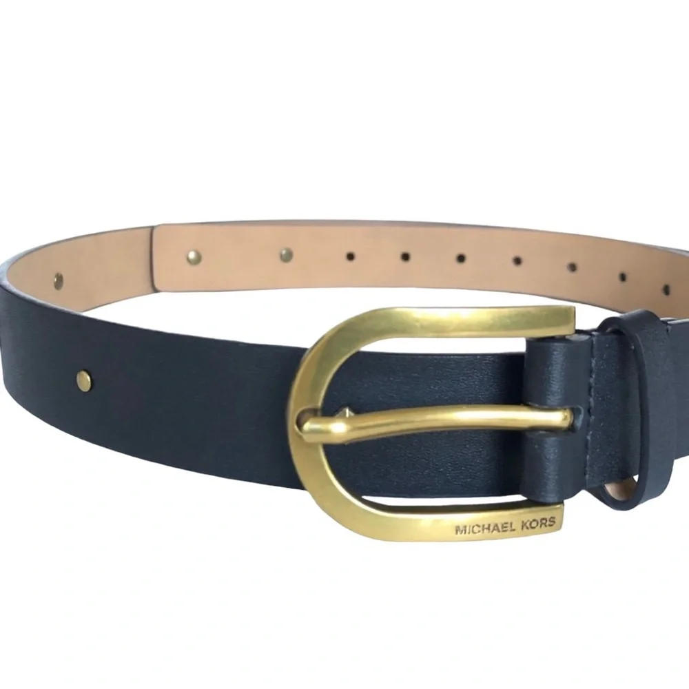 Michael Kors Black Studded Belt Women’s Size L